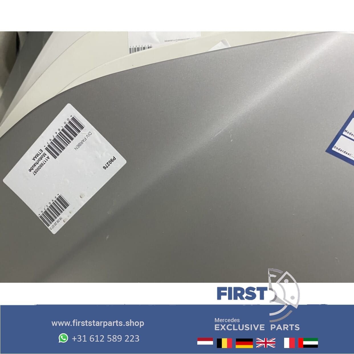 W117 CLA AMG motorkap Mercedes 2013-2018 zilver grijs nieuw, Gebruikt, -, Voor, Ophalen of Verzenden