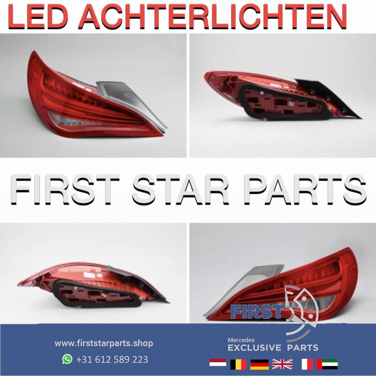 W117 X117 LED achterlicht rechts achter Mercedes CLA 2016 45, Gebruikt, -, Ophalen of Verzenden, -