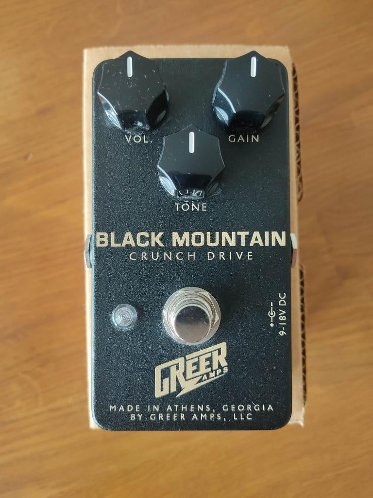 Greer Amps Black Mountain, Ophalen of Verzenden, Zo goed als nieuw, Distortion, Overdrive of Fuzz