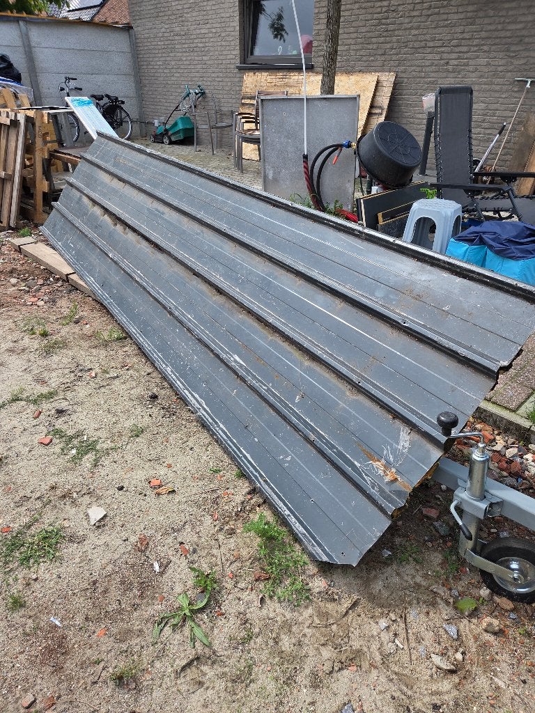 1 dakpaneel 4m17 4cm dik, Doe-het-zelf en Bouw, Ophalen, Gebruikt, Overige materialen, 20 tot 50 mm