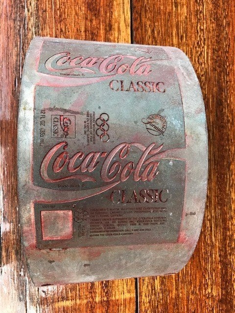 Coca Cola print plaat voor Coca Cola Blikken, Verzamelen, Ophalen of Verzenden, Zo goed als nieuw, Overige typen