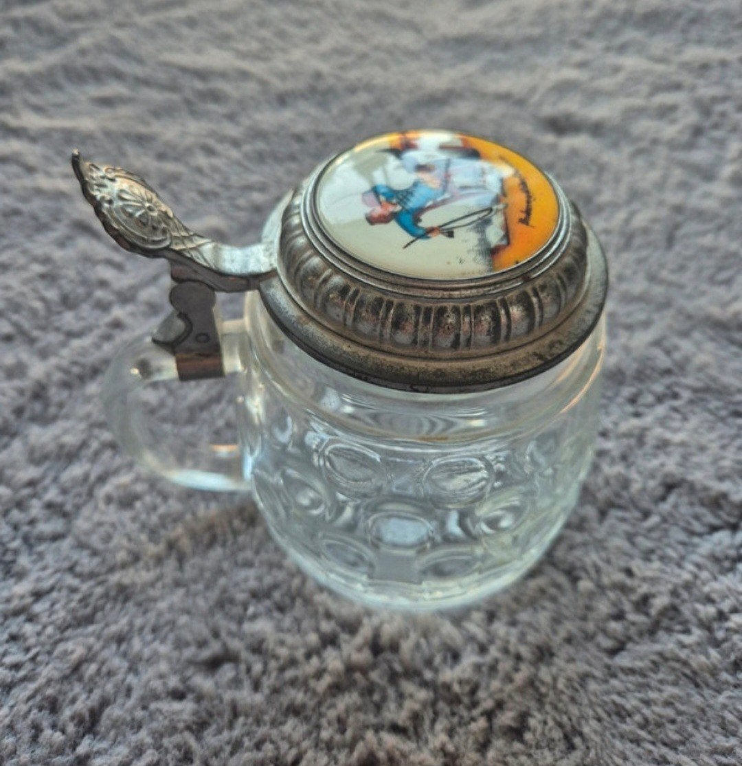 Verre à bière décoratif allemand, Antiquités & Art, Enlèvement