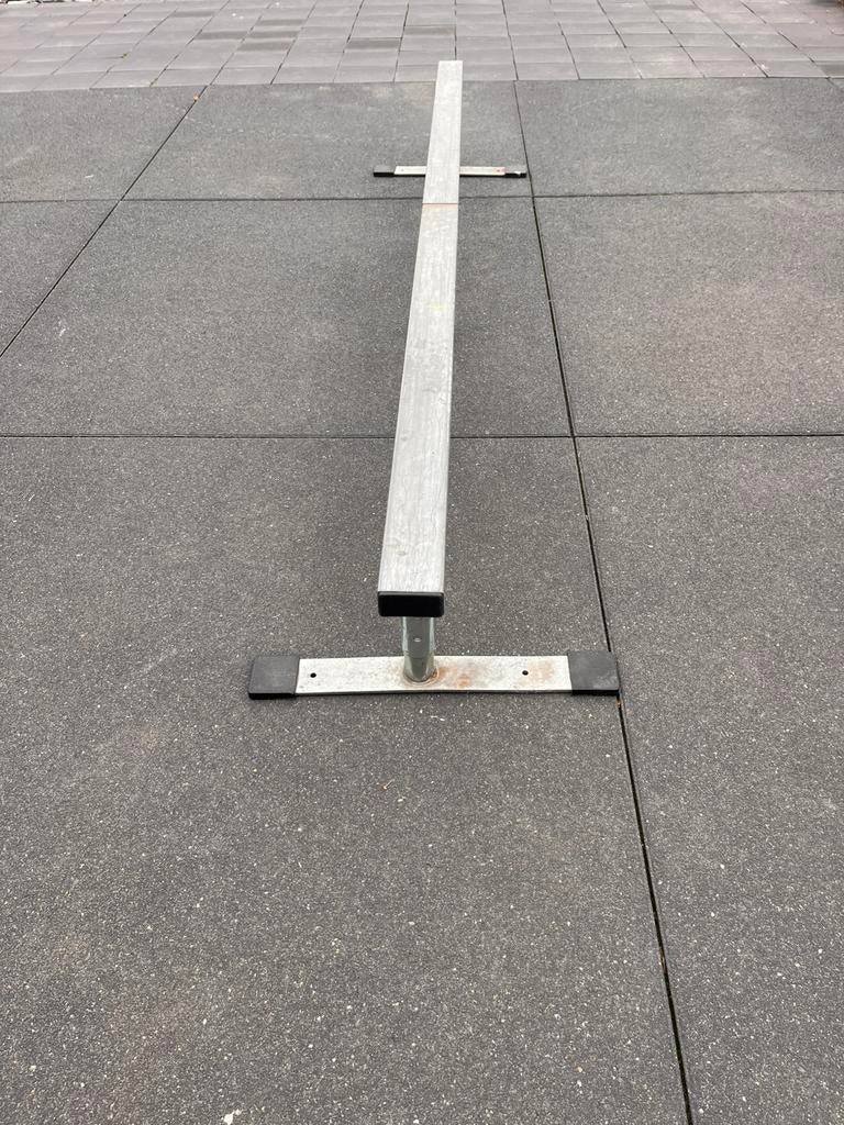 Skate rail - 185 cm en in hoogte verstelbaar, Ophalen, Gebruikt