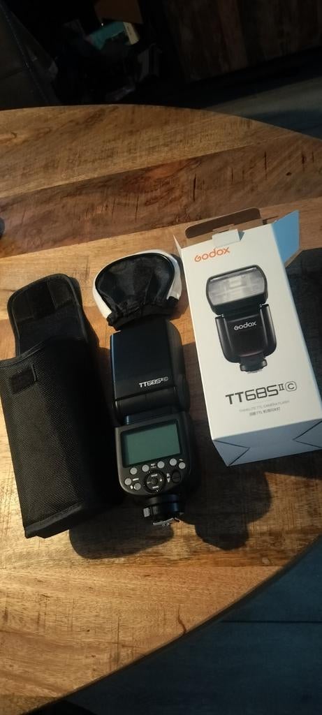 Godox tt 685 II + transmitter.  Canon, Ophalen, Canon