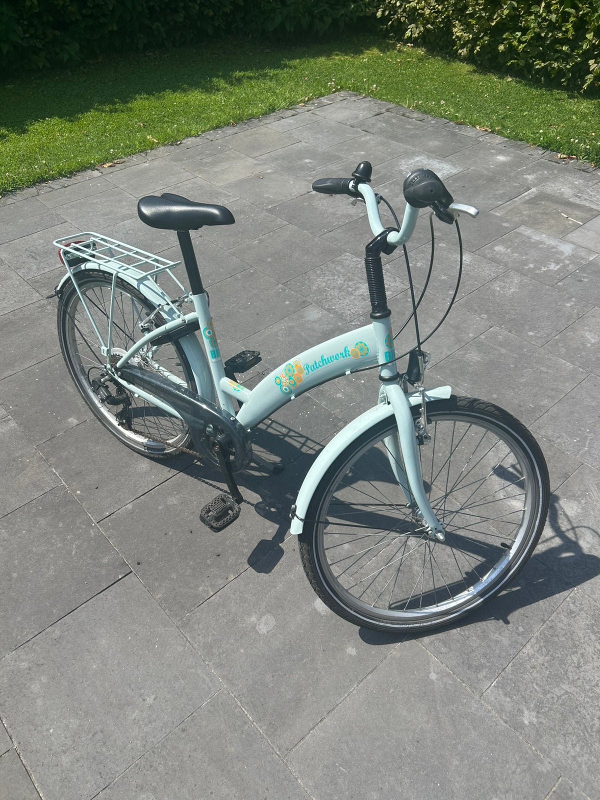 Meisjesfiets, Fietsen en Brommers, Fietsen | Vouwfietsen, Gebruikt, Velgrem, Versnellingen, Ophalen