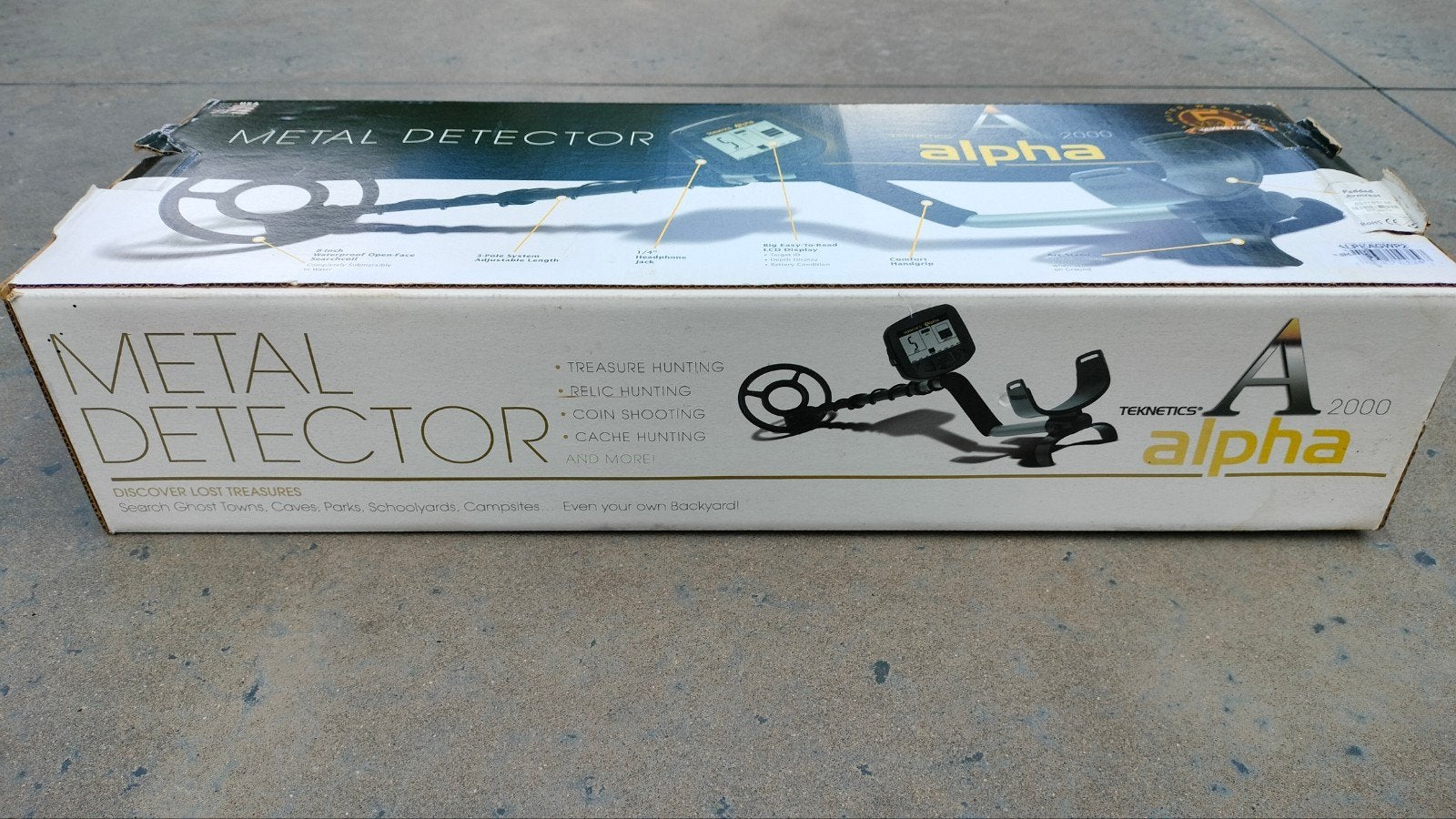 METAALDETECTOR Teknetics Alpha 2000, Hobby en Vrije tijd, Ophalen, Discriminatie metaaldetectie, Teknetics, Zo goed als nieuw