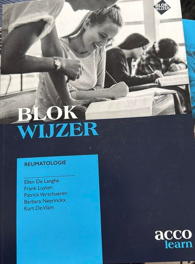 Blokwijzer Reumatologie (2022) – Acco, Ophalen of Verzenden, Zo goed als nieuw