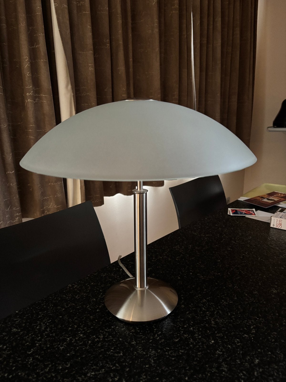 Bureau/ tafellamp Massive, Zo goed als nieuw, Glas, 36 cm, G9