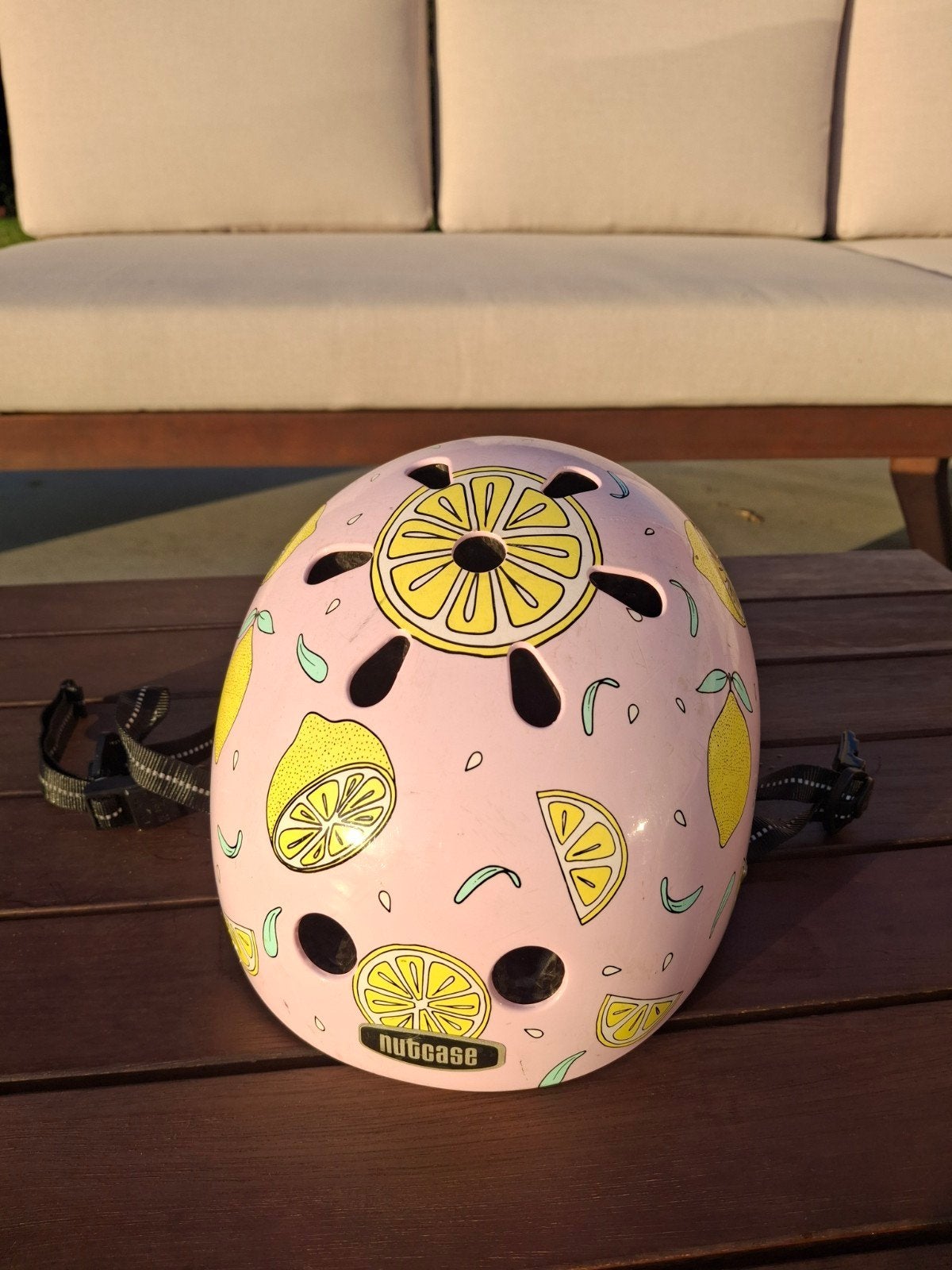 Kinderhelm nutcase xs pink lemonade my little nutty, Fietsen en Brommers, Ophalen