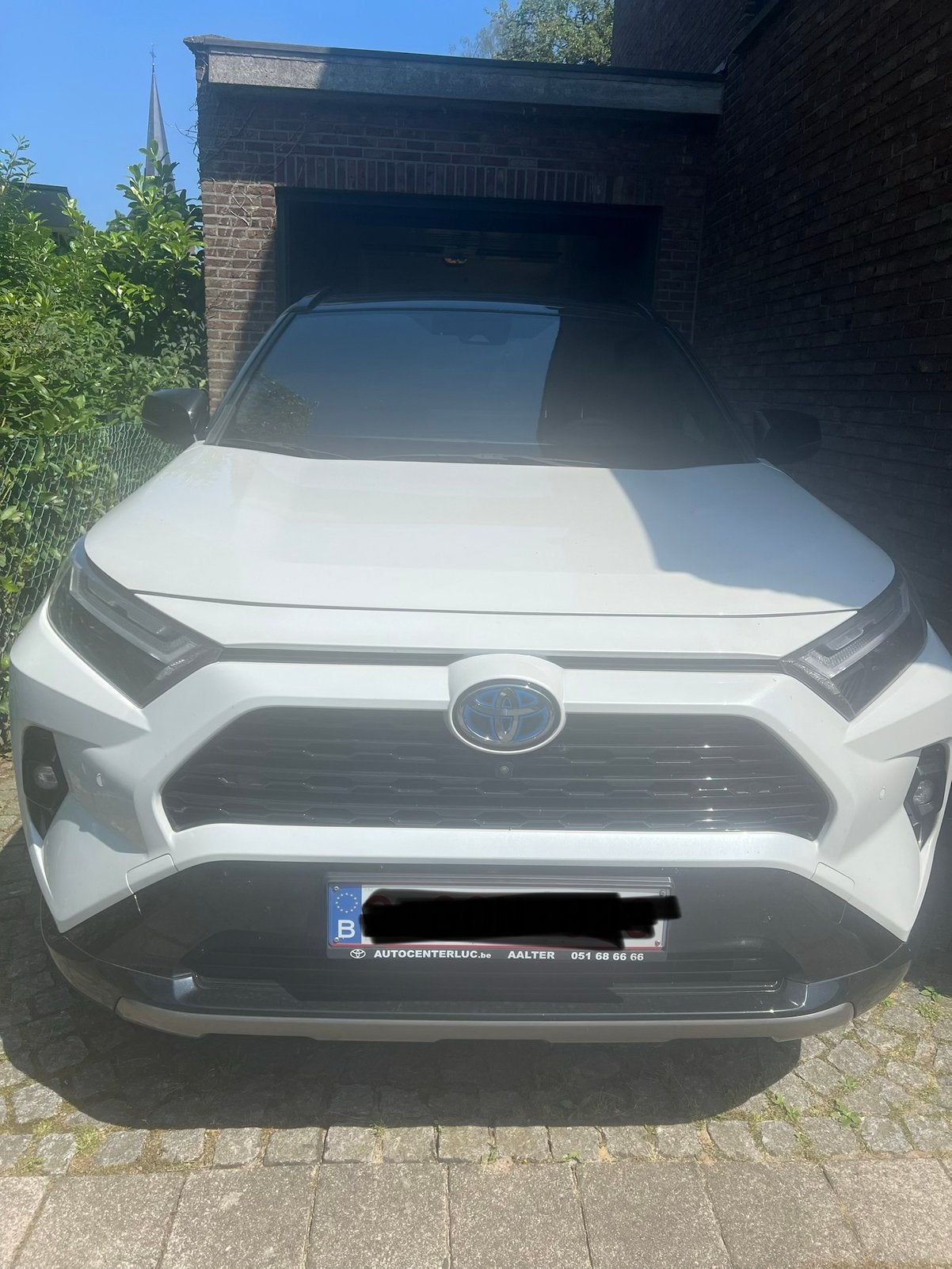 Toyota Rav 4, Auto's, Automaat, Wit, Te koop, Hybride Elektrisch/Benzine