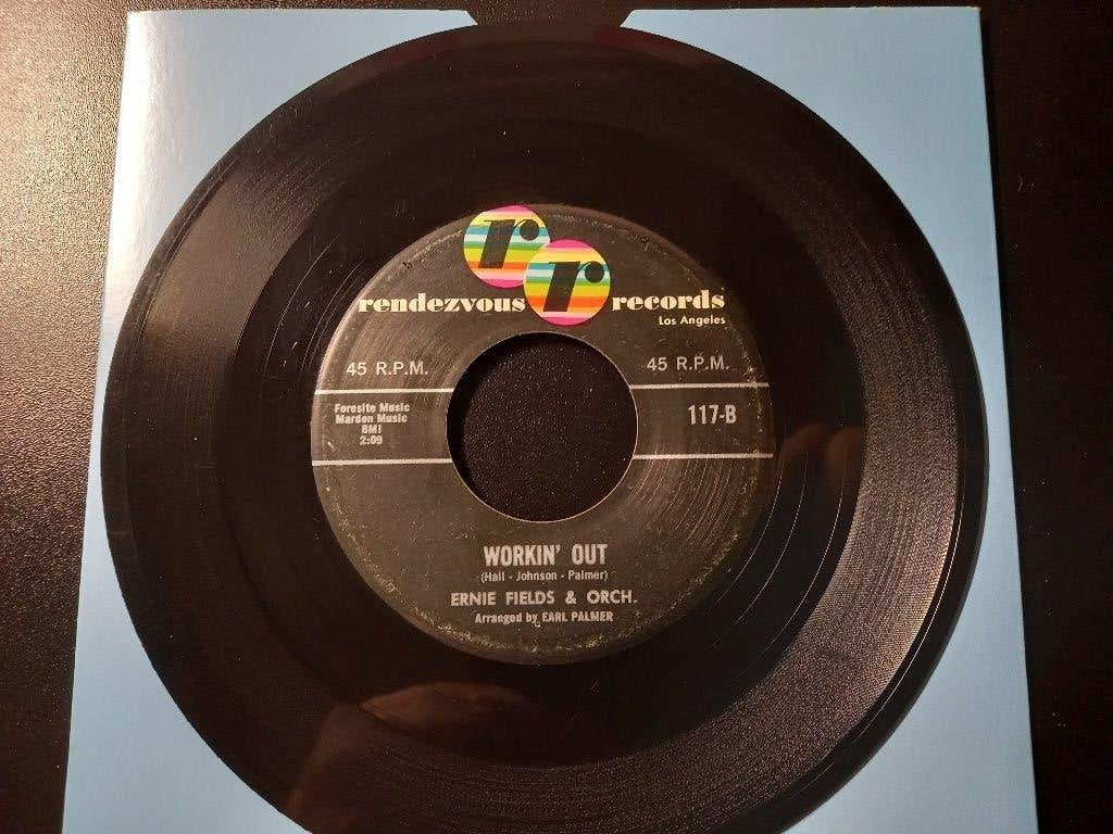 Ernie Fields & Orchestra ‎– Workin' Out ' 7 Popcorn, Enlèvement ou Envoi, 7 inch, Comme neuf, Autres types