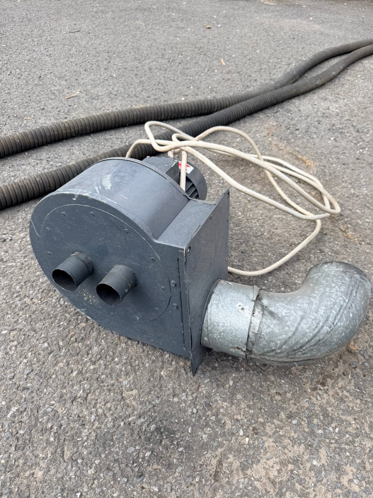 Uitlaatgasafzuiging voor voertuigen in een garage, Ophalen, Gebruikt