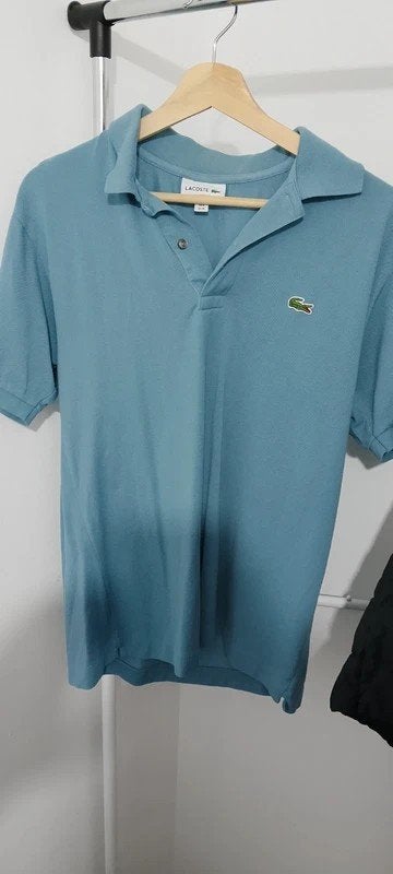 Lacoste Classic Fit Polo Heren M FR4 - Blauw/Petrol, Lacoste, Ophalen of Verzenden, Zo goed als nieuw, Maat 48/50 (M)