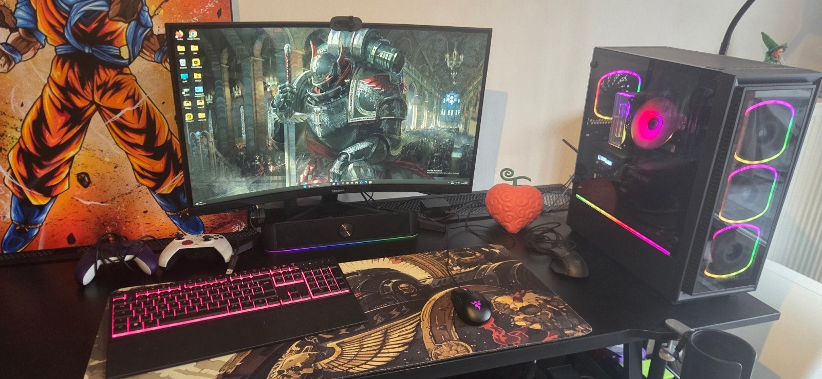 Set up pc gaming complet, Consoles de jeu & Jeux vidéo, Enlèvement, Comme neuf, Un ordinateur