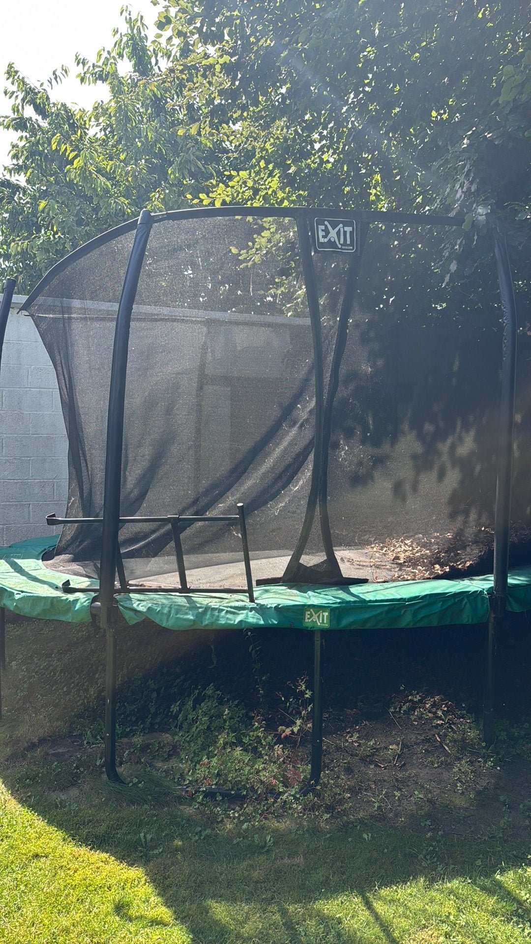Exit Toys trampoline ovaal 305x427, Kinderen en Baby's, Speelgoed | Buiten | Trampolines, Ophalen, Gebruikt