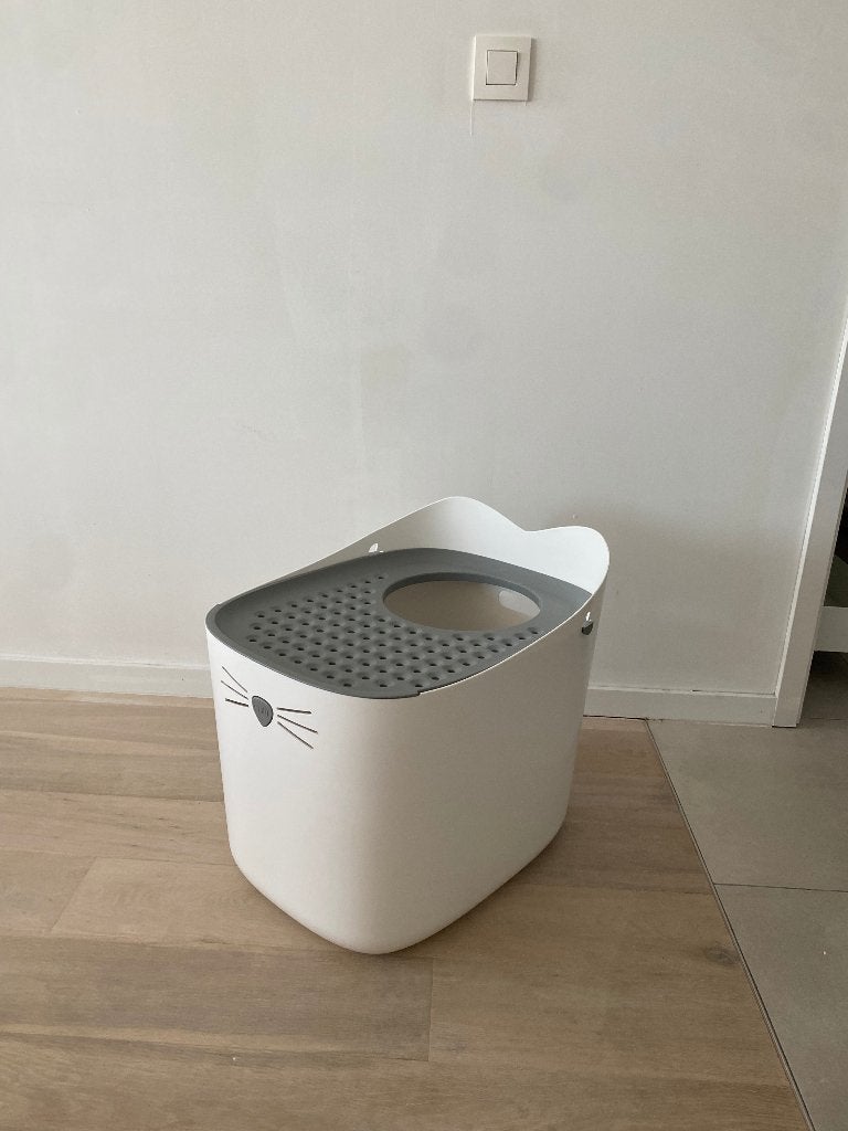 moderne bovenlader kattenbak, Dieren en Toebehoren, Ophalen, Zo goed als nieuw, Gesloten