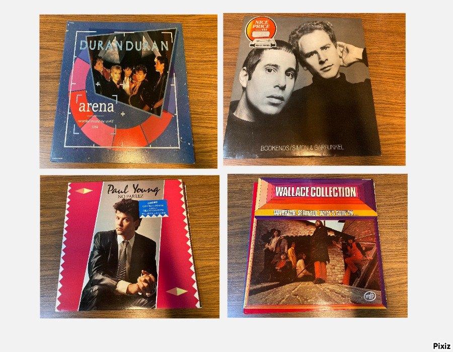 lot de 4 vinyles 33 T pop rock, Verzenden, Gebruikt