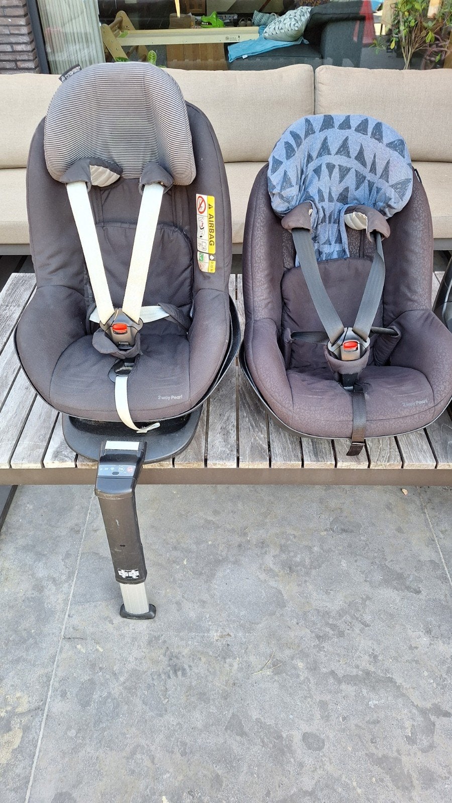 2x autostoel met isofix, Kinderen en Baby's, Ophalen, Zo goed als nieuw, Maxi-Cosi, Isofix