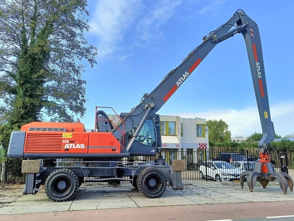 Atlas 350MH - 350 MH overslag kraan waste handler umslag, Grue