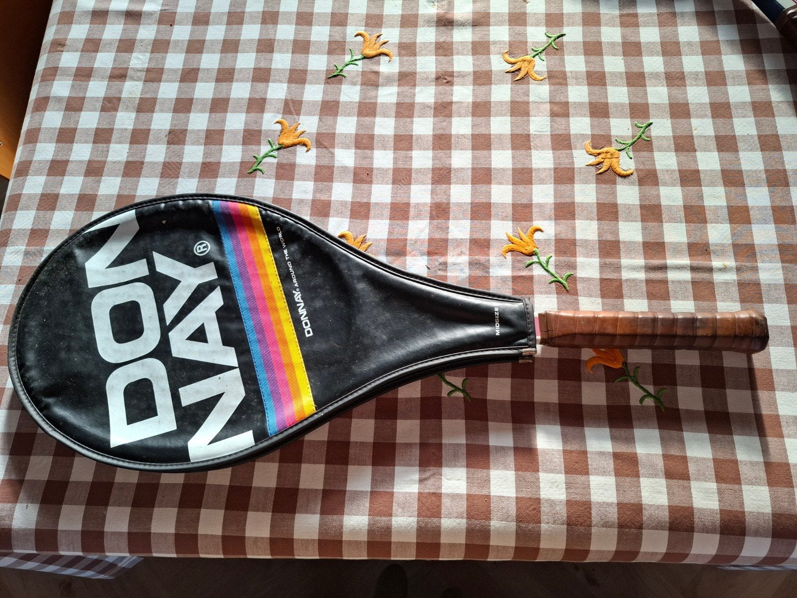 origineel Donnay damesraket met hoes, Sport en Fitness, Ophalen, Gebruikt, Racket, Met hoes