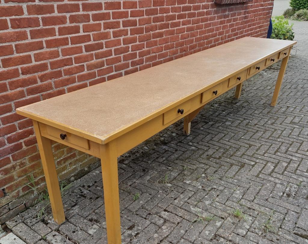 Table de ferme française XXL, Enlèvement