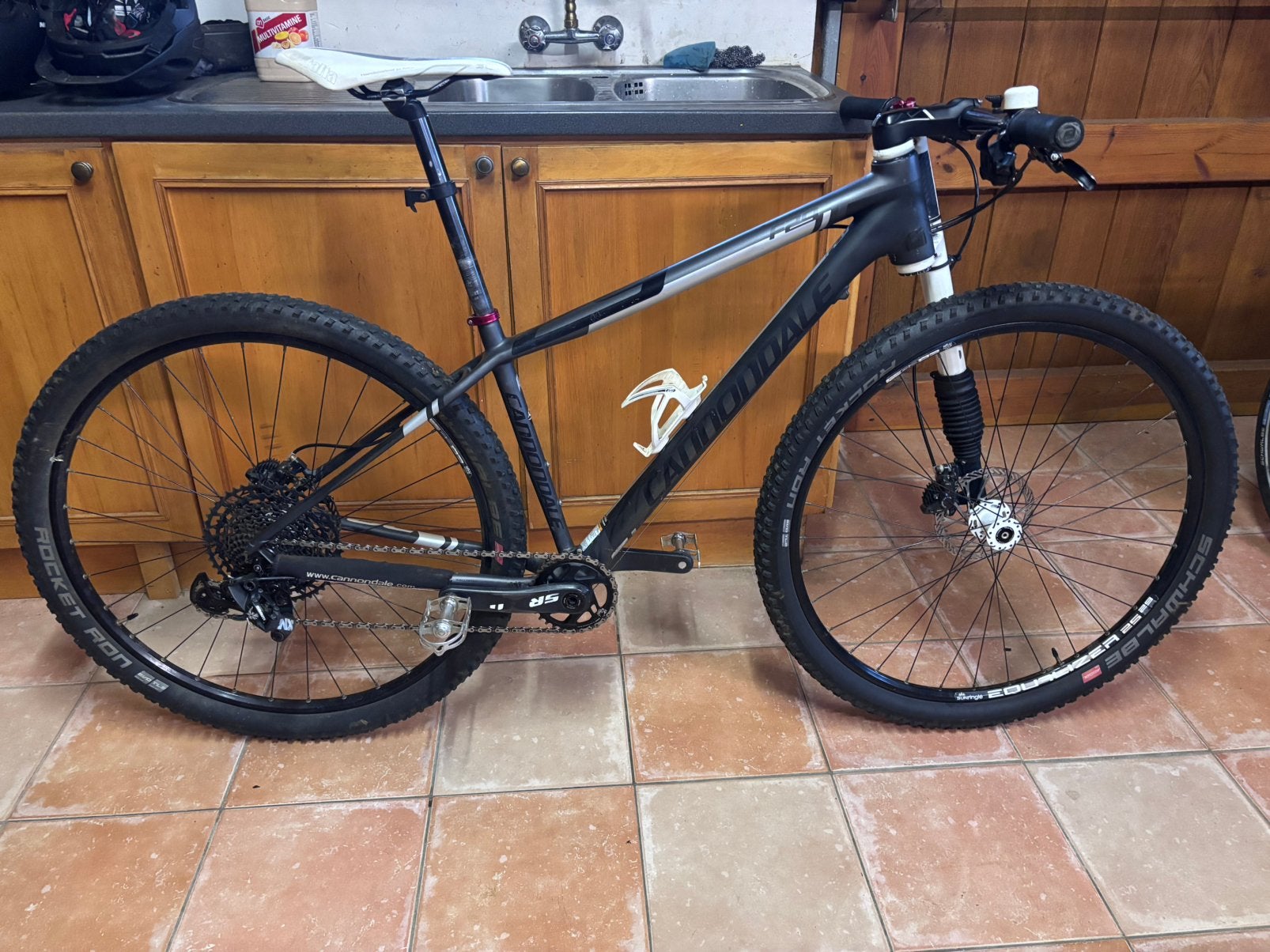 Cannondale MTB full carbon - maat Medium, Gebruikt, Hardtail, Heren, Schijfrem