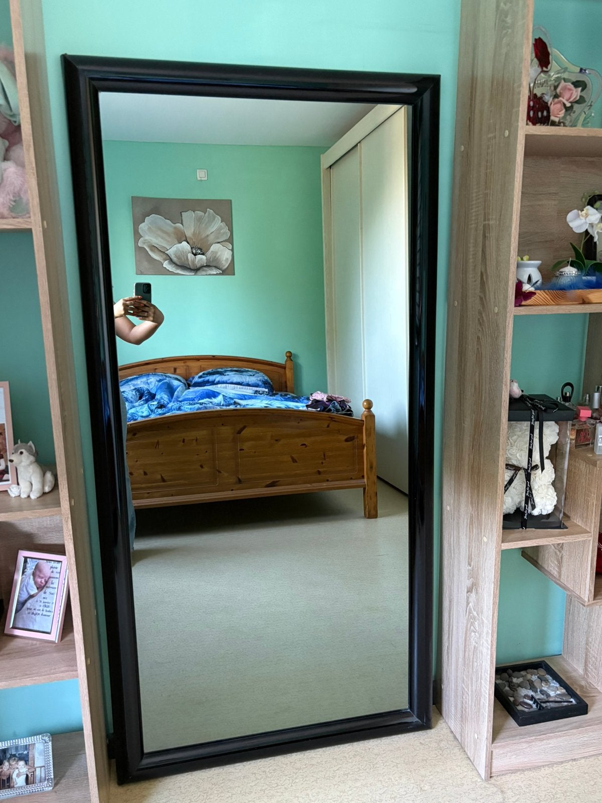 Grand miroir, Utilisé, Rectangulaire, 75 à 100 cm, 150 à 200 cm