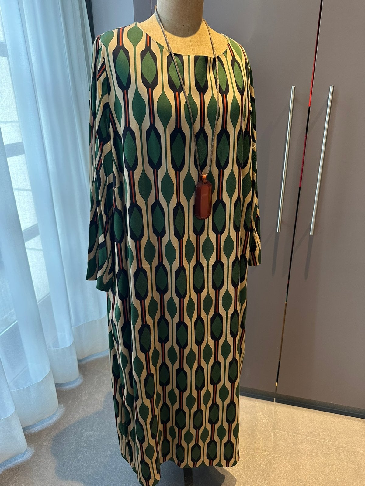 XANDRES GOLD, Prachtige jurk, maat 52, Kleding | Dames, Ophalen of Verzenden, Zo goed als nieuw, Groen, Jurk