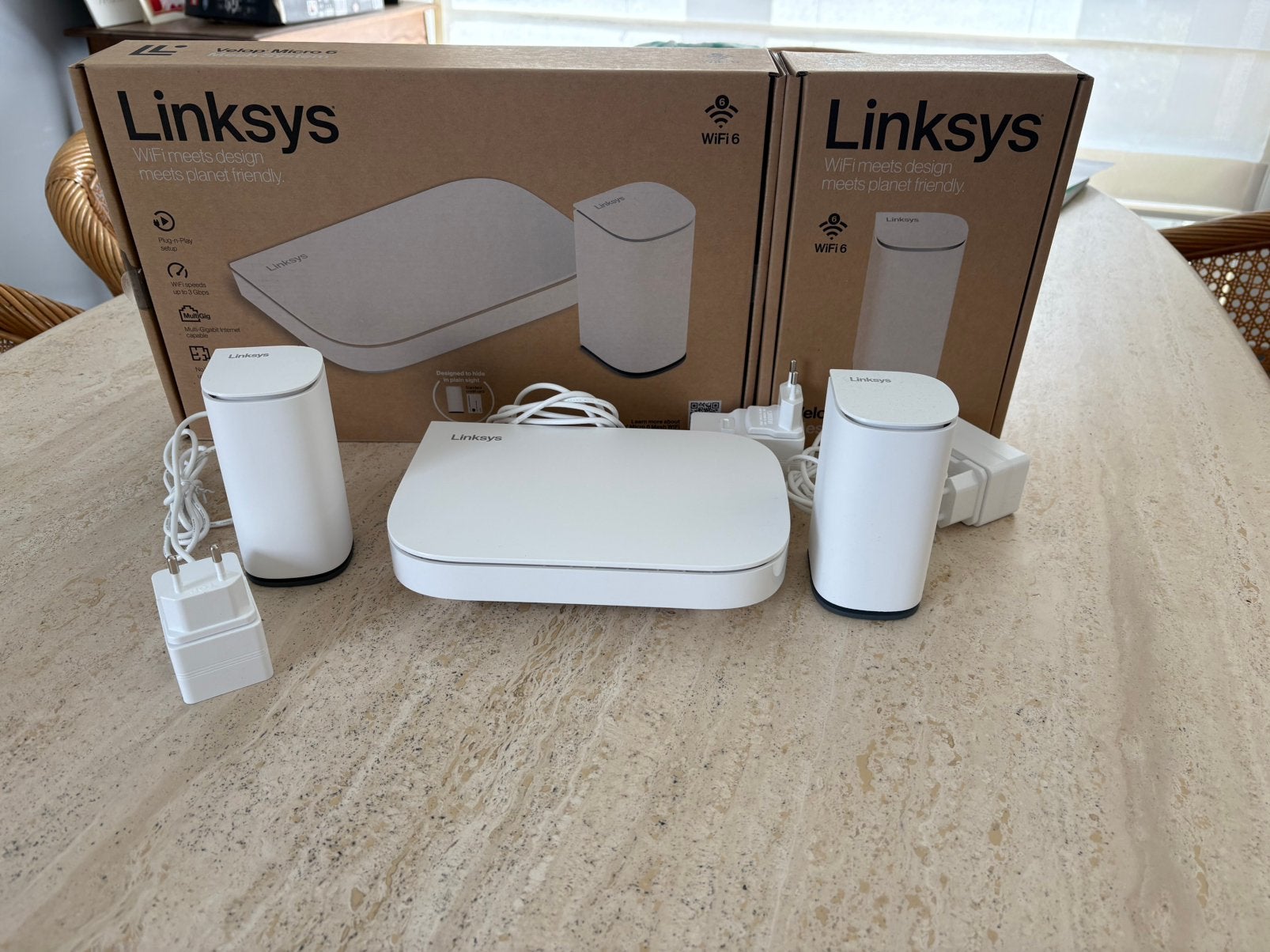 Linksys Velop Micro 6 + 1 extra node, Ophalen, Linksys