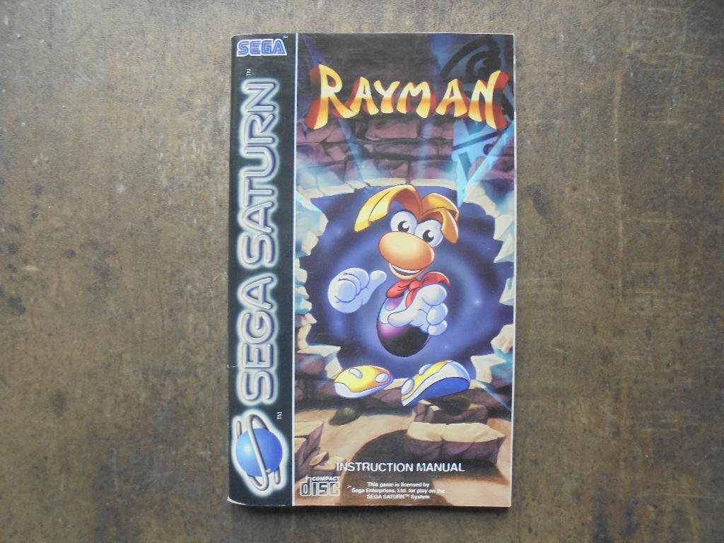 Instruction Manual Rayman voor Sega Saturn (zie foto's), Consoles de jeu & Jeux vidéo, Jeux | Sega, 1 joueur, Saturn ou Dreamcast