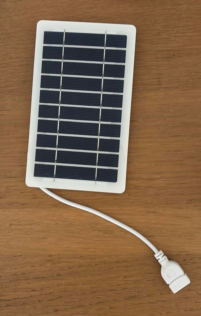 Zonnepaneel met usb uitgang, Telecommunicatie, Ophalen of Verzenden, Zo goed als nieuw