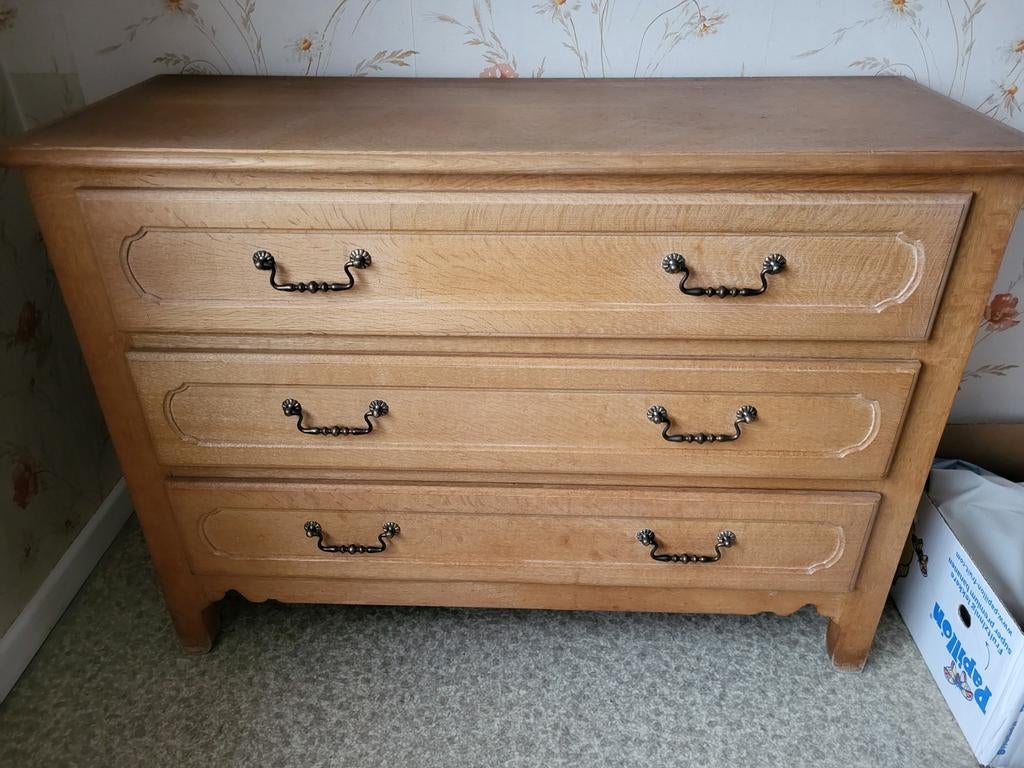 Commode, Maison & Meubles, Armoires | Commodes, 3 ou 4 tiroirs, Comme neuf, 100 à 150 cm, Enlèvement