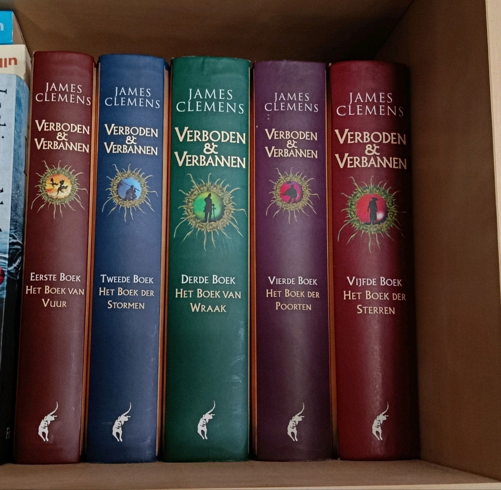 Complete serie hardcover Verboden en Verbannen, Enlèvement, Comme neuf, James Clemens