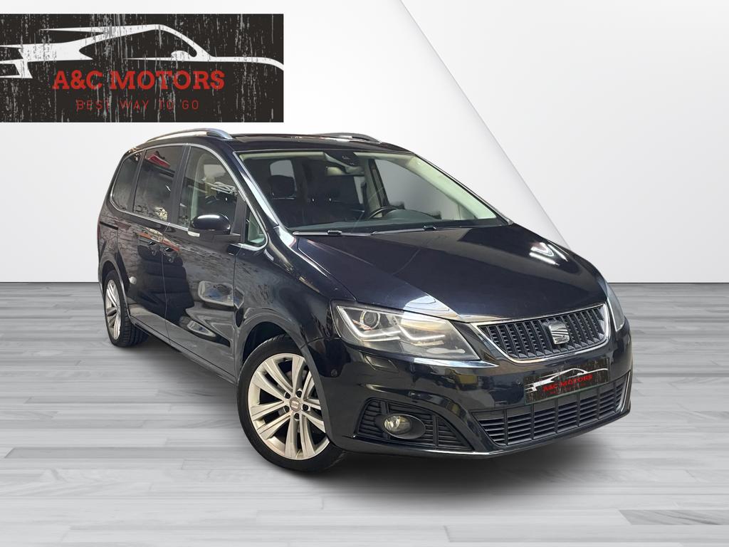 Seat Alhambra 2.0tsi dsg/pano/xenon, Auto's, Seat, Monovolume, Zwart, 4 cilinders, 5 deurs