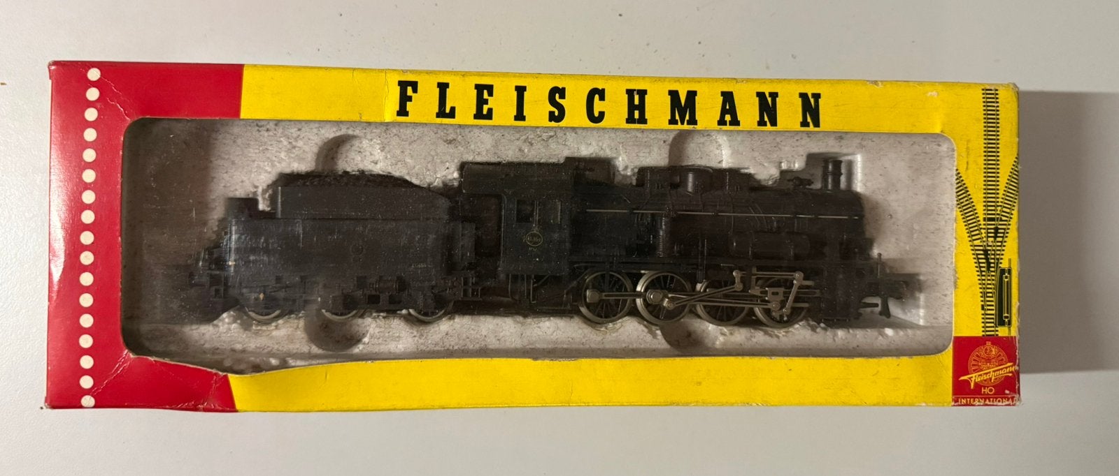 Fleischmann H0 1351F DB BR 81 Tenderloc — Boîte d'origine, Hobby & Loisirs créatifs, Trains miniatures | HO, Enlèvement ou Envoi