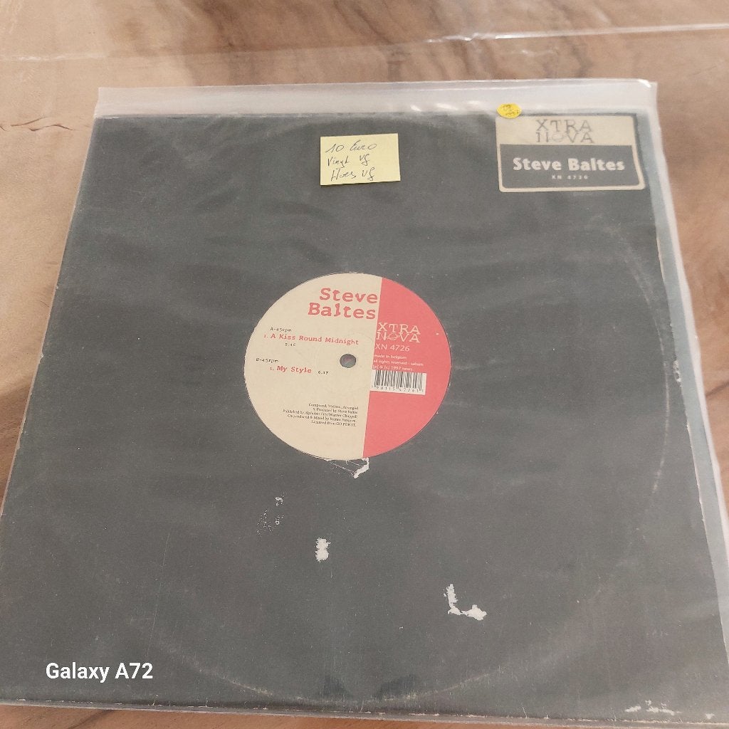 steve baltes a kiss round midnight 12 inch maxi, Gebruikt, Trance, Ophalen of Verzenden, 12 inch
