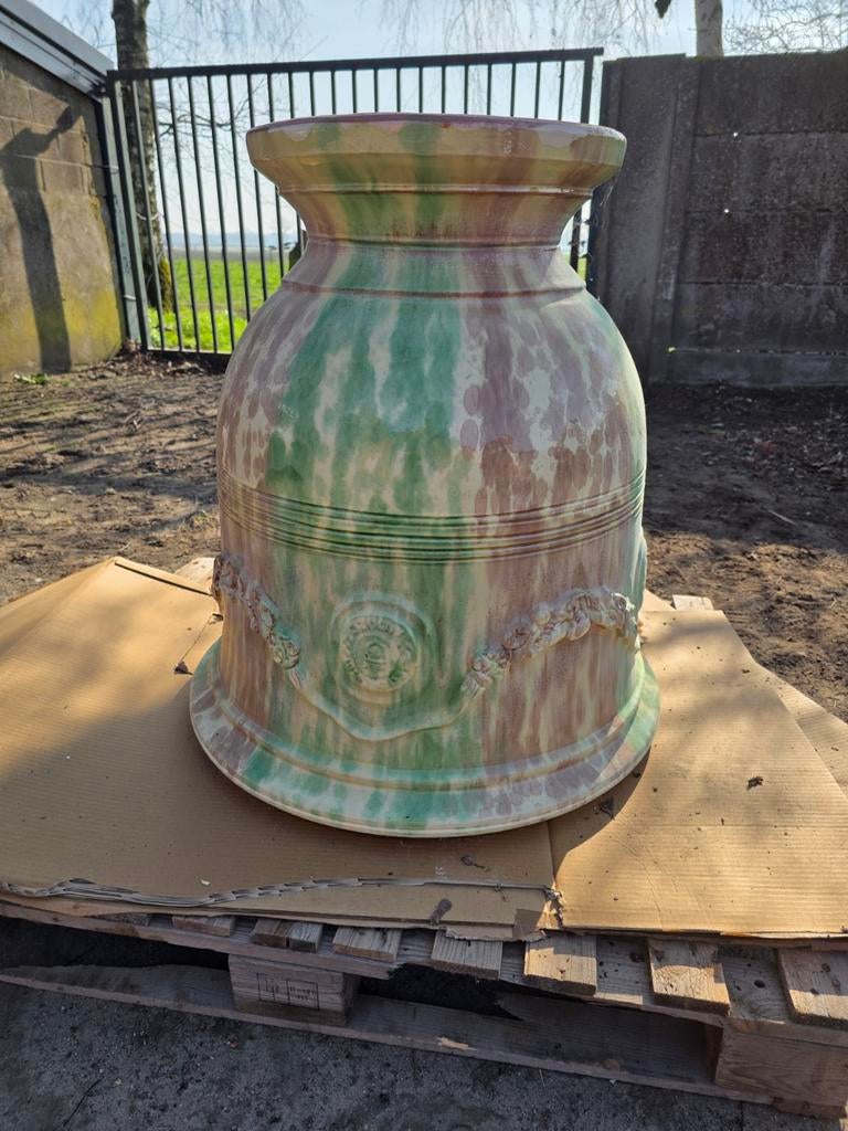Grote Anduze pot Flammé claire, Tuin en Terras, Ophalen