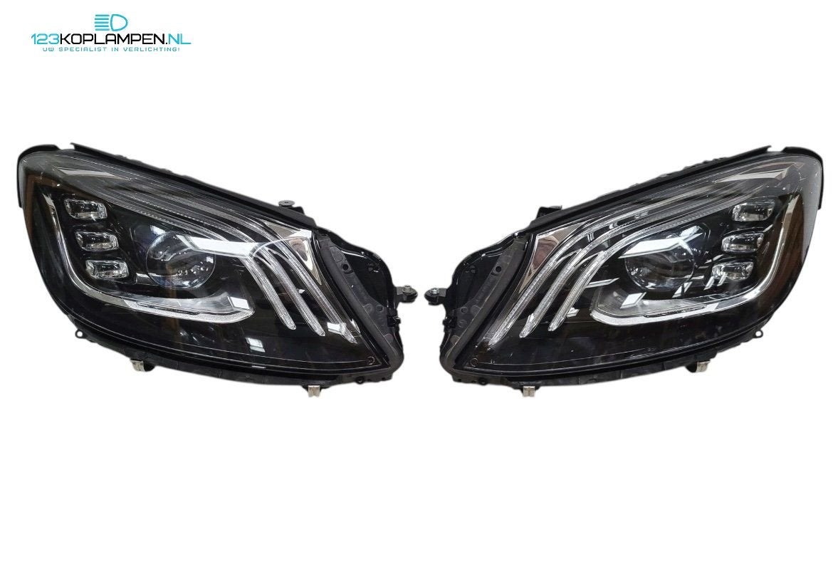 Mercedes S Klasse W222 Multibeam Led Night Vision koplampen, Gebruikt, -, Ophalen of Verzenden, -