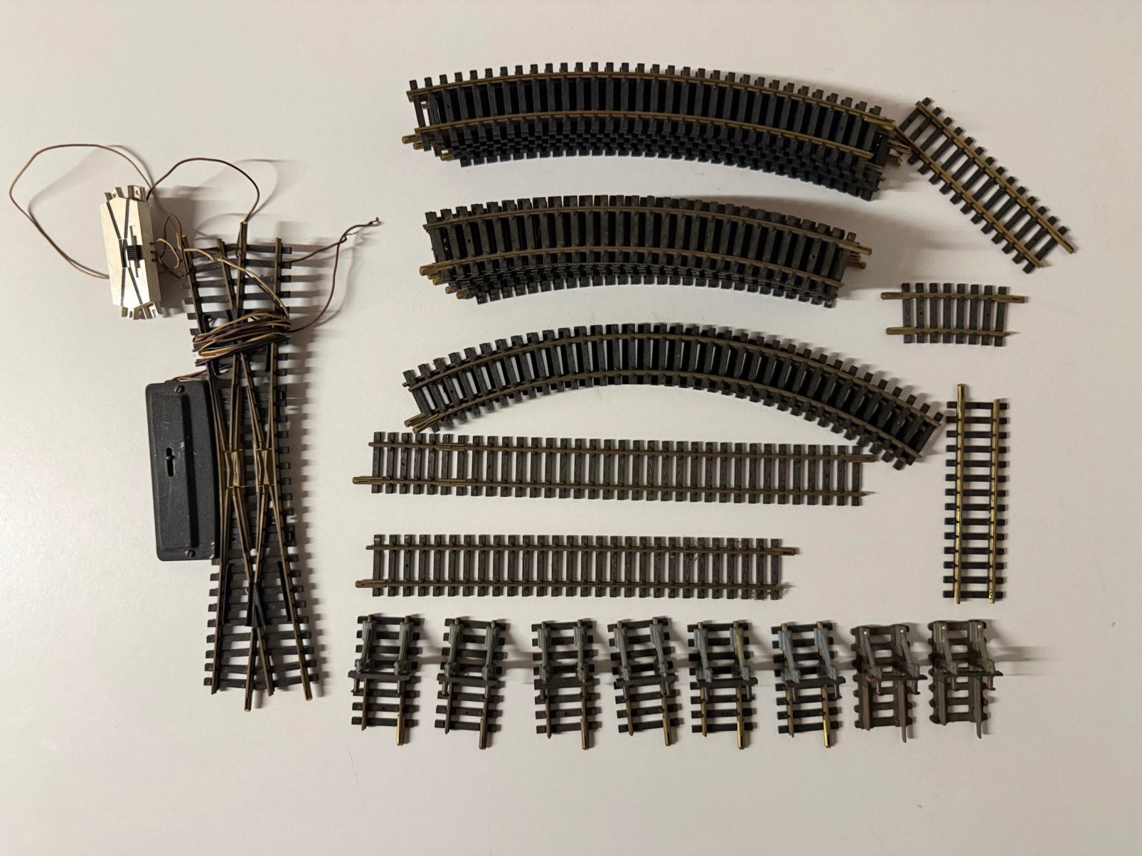 Fleischmann H0 — Lot de 32 rails — Rails droits et courbes, Enlèvement ou Envoi, Utilisé, Rails, Fleischmann