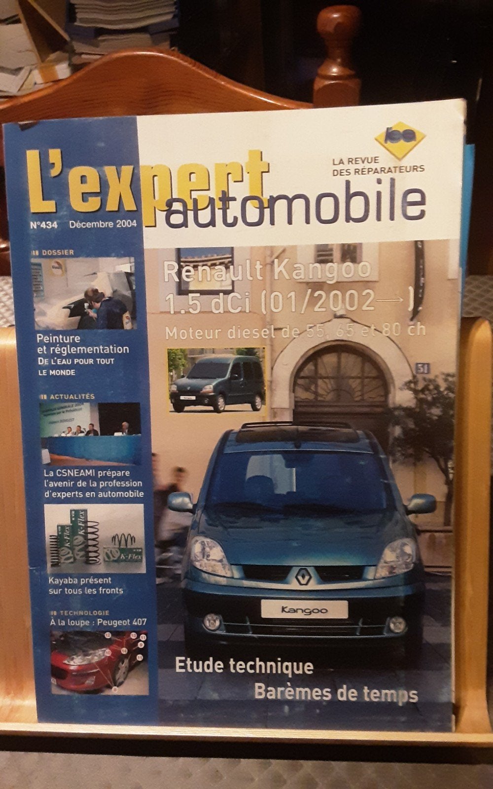 Renault kangoo l expert automobille nr 424 12/2004, Enlèvement ou Envoi, Renault