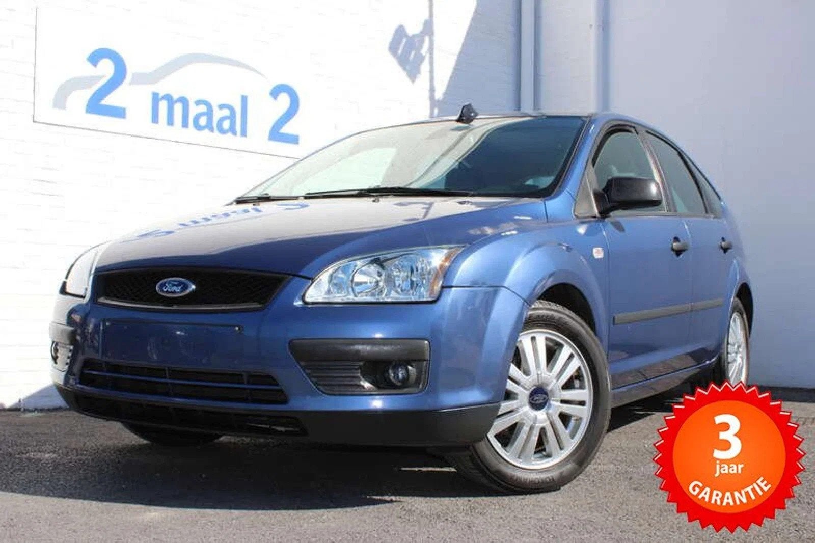 Ford Focus 1.6i Airco/Cruise Inclusief 3 JAAR garantie!, Auto's, Focus, Gebruikt, Zwart, Blauw
