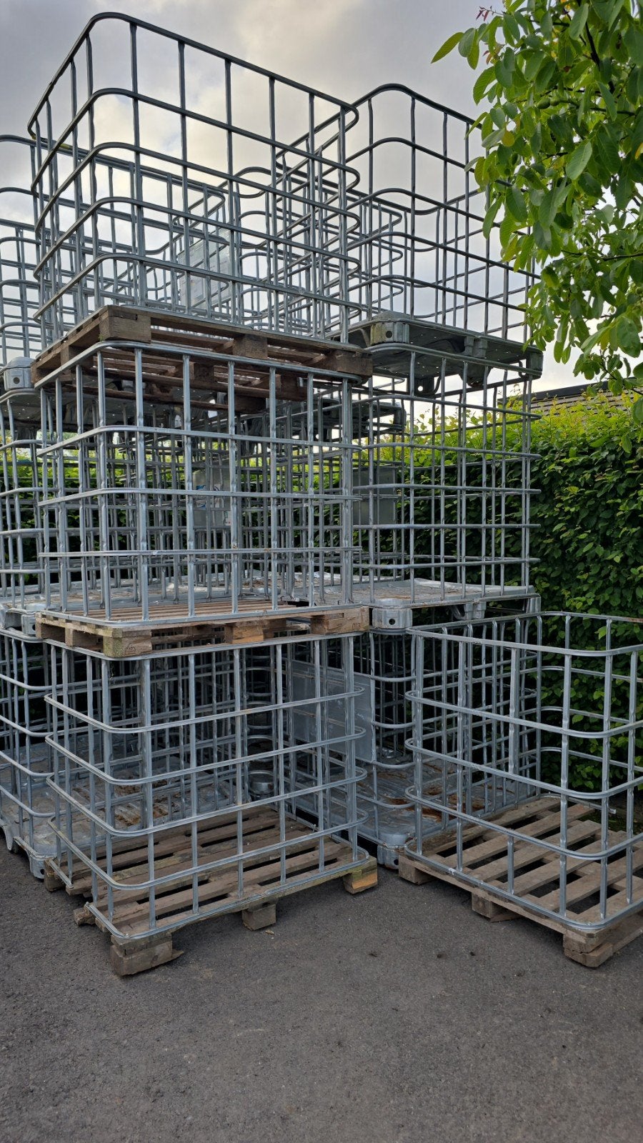 IBC kratten, Ophalen