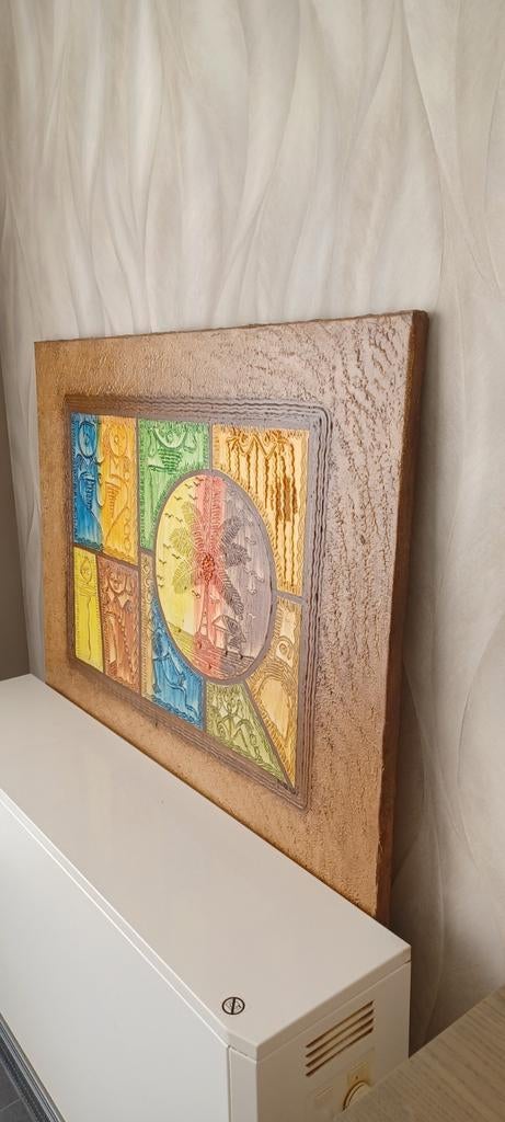 Schilderij op doek., Antiek en Kunst, Ophalen