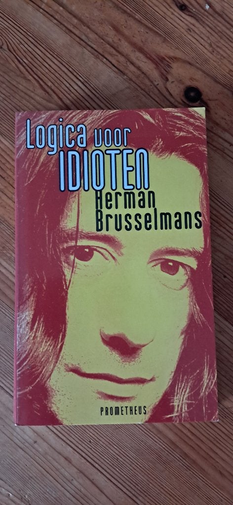 Boek roman ´Logica voor idioten ´, Ophalen, Gelezen, Herman Brusselmans, België