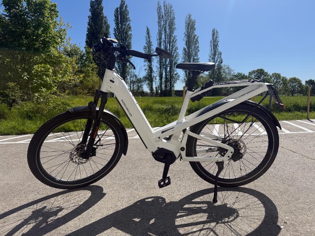 Riese & Müller Homage GT rohloff HS 54 Pearl White 625Wh, Gebruikt, 51 tot 55 cm, 30 tot 50 km per accu, Ophalen