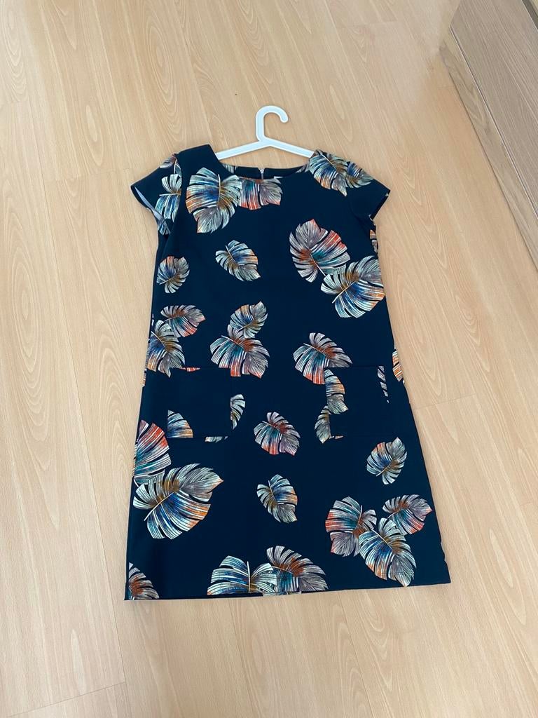 Nathalie Vleeschouwer zomerjurk L, Kleding | Dames, Ophalen of Verzenden, Zo goed als nieuw, Maat 42/44 (L), Blauw