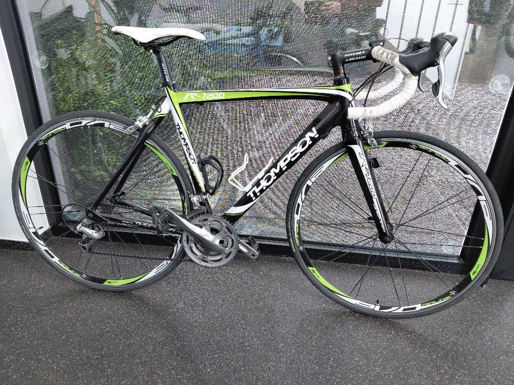 Koersfiets Thompson R1200 28inch maat 54 Large 27speed ‍️, Autres marques, Frein sur jante, Enlèvement, Utilisé