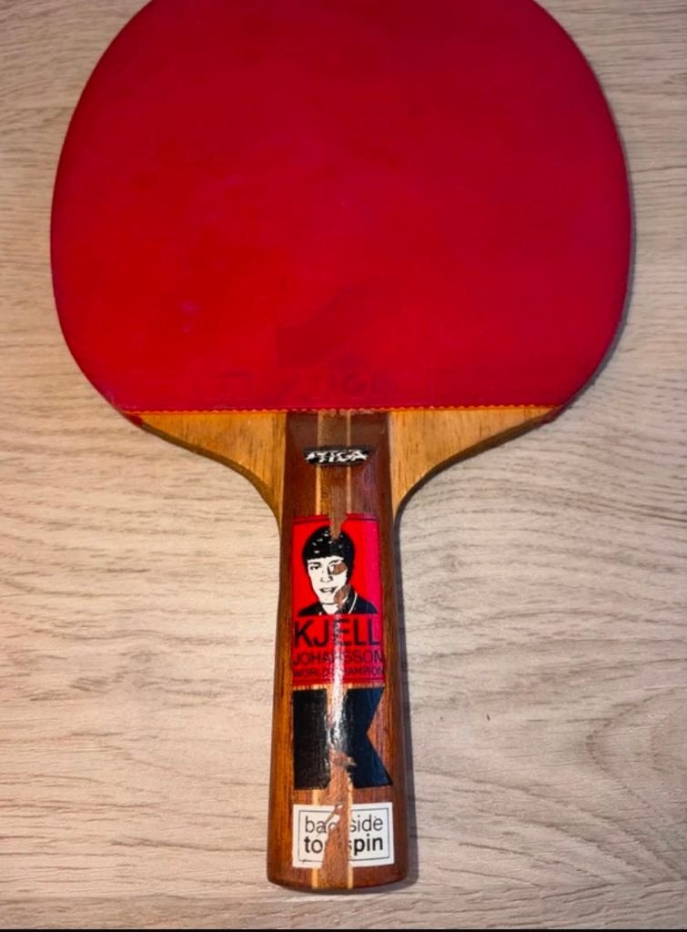 Raquette Ping Pong Stiga  STIGA Kjell Johansson 1979, Enlèvement, Utilisé, Filet, Raquette(s) ou Balle(s)