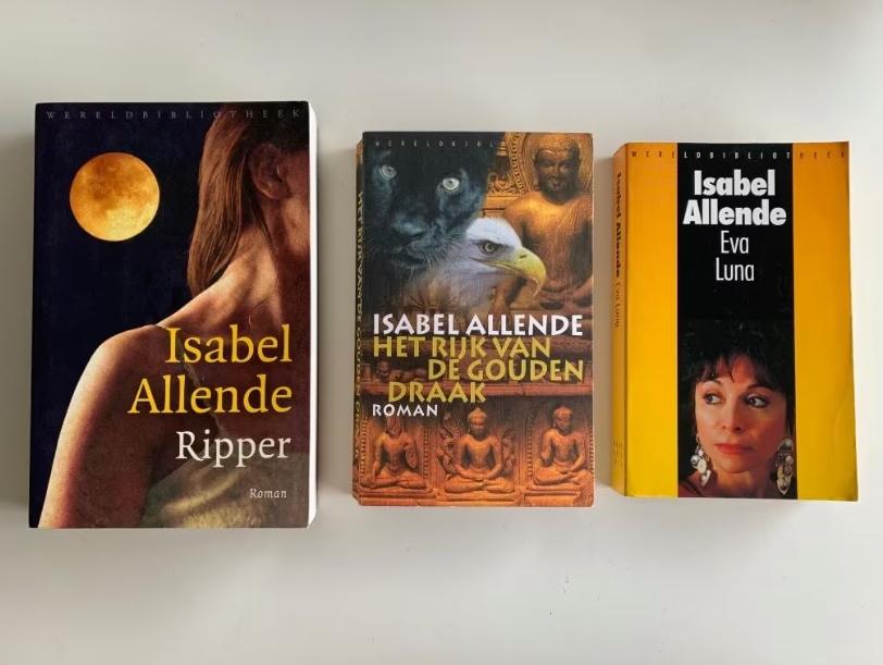 3 x Isabel Allende, in perfecte staat, Enlèvement ou Envoi, Utilisé