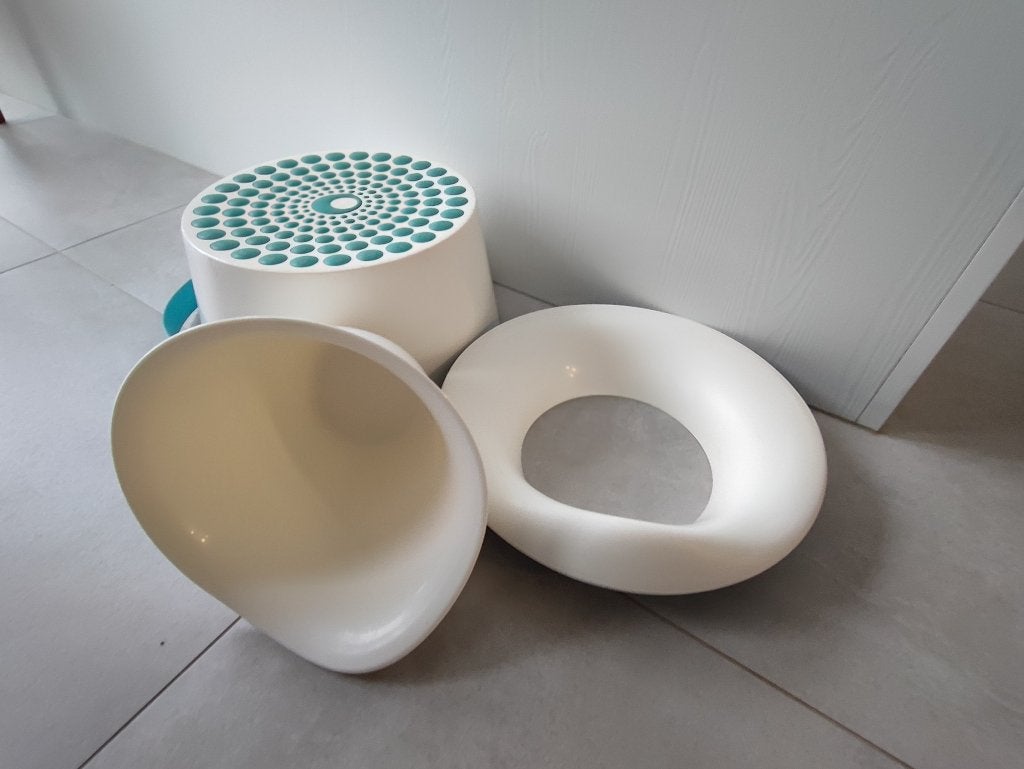 *3in1plaspotje (potje-WCverkleiner-opstapje)   *MOETWEG:-75%, Kinderen en Baby's, Badjes en Verzorging, Ophalen, Zo goed als nieuw